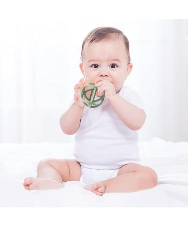 Grasping Ball for Babies | Food Grade Silicone Teething Toy | BPA Free Flexible Ball (Sage) - Buy Online on GoSupps.com