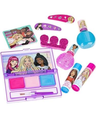 Barbie Makeup Backpack Set | 12-Piece Accessories for Ages 3+ | Perfect for Parties & Sleepovers - Buy Online on GoSupps.com