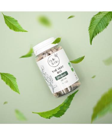 Detox & Cure Slimming - Ecocert Certified Organic Green Tea - Pill Box of 120 Capsules - 1 Month Care - Belle & Bio Food Supplement - Made in France - Buy Online on GoSupps.com