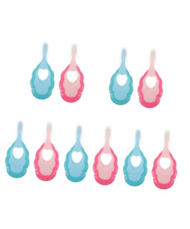Minkissy 10 pieces of portable toothbrush children's toothbrush beautiful toothbrush hand toothbrush toothbrushes for children travel toothbrush sensitive gums toothbrush girls