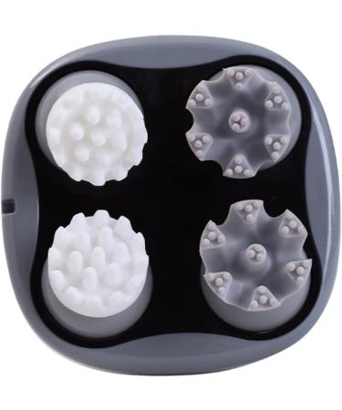Rechargeable Waterproof Head Massage Brush - Muscle Massager & Hair Growth Device | Household Use | 12.8x10.3x9.5cm - Blue - Buy Online on GoSupps.com