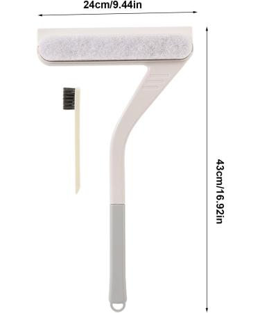 Fovolat Window Cleaning Squeegee | Household Multipurpose Cleaner Tool Portable Space Saving Squeegee Window Cleaning Tool for Glass Doors Grey - Buy Online on GoSupps.com