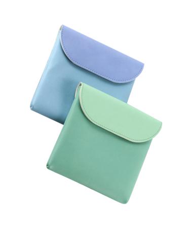Coolhiya 2st tampon holder F hrerschein holder Periodasche Storage bag for women's bands card bag Small tampon bag coin bag menstrual pad student PU toilet paper