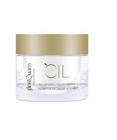 POSTQUAM Professional Night Cream 50ml | Hyaluronic Acid Vitamin C & Olive Oil - Anti-Aging Deeply Moisturizing Skin Care | Spanish Beauty Products - Buy Online on GoSupps.com