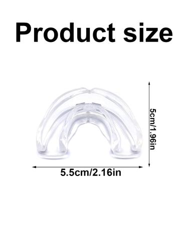 Buy Luliyldj Two-Pack Transparent Bite Rails | Sports Mouthguard Box for Martial Arts Football Hockey & More - Buy Online on GoSupps.com