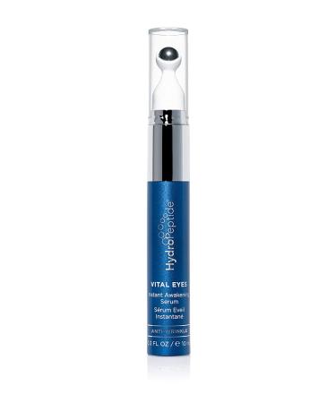 HydroPeptide Vital Eyes  Instant Awakening Serum  Cooling Rollerball  Hydrate and Brighten  0.3 Ounce