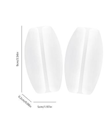 Women Shoulder Pads Adhesive Silicone Shoulder Enhancer Anti-Slip Pads | Adhesive Non-Slip Shoulder Protectors Pads For Lady And Women Party White - Buy Online on GoSupps.com