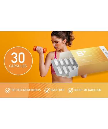 B+ Weight Managment 30 Capsules 30 Days Supply Natural Food Supplement - Buy Online on GoSupps.com