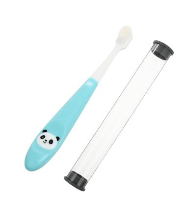 Gleavi 1stk panda toothbrush for children caricature Tools for toddlers hand tools toothbrush with soft bristles toothbrushes household appliances white pp oral care soft fur 1 piece (1 Pack) blue