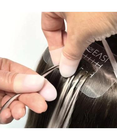 GLAMSA Bond Heat Guard - Keratin Bond Application Tool - Sectioning Guards Hair Extensions - Extension Guard Tool - Protector for Hair Extension - Saloon Hairdresser (Single) - Buy Online on GoSupps.com