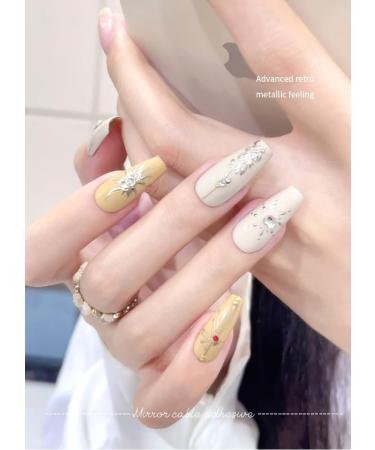 Silver Metal Gel Nail Polish Reflective Mirror Effect Metallic Nail Gel 3D Nail Painting Gel for Nail Drawing Liner Gorgeous Long lasting Quick Dry UV/LED DIY Silver Nail Art Manicure (8ml) - Buy Online on GoSupps.com