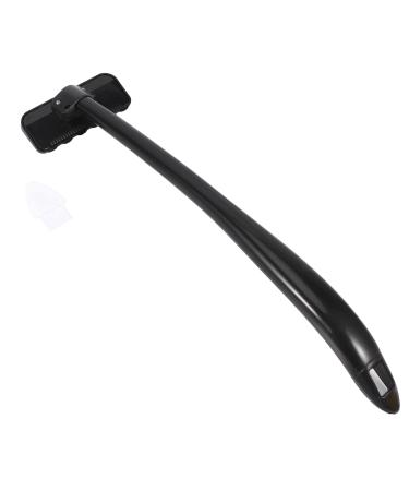 XIDIT Men'S Manual Back Shaver Single Head Back Stripper Shaver Back Hair Removal Large Blade Hair Removal Shaver