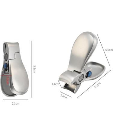 Stainless Steel Anti Splash Nail Clippers Powder Die Cast Small Fingernail Nail Clippers Tool - Buy Online on GoSupps.com
