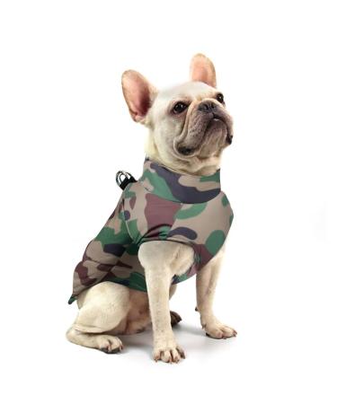 Femax dog coat for dogs dog jackets waterproof warm jacket for small medium -sized large dogs winter jacket warm upholstered puppy vest pet clothing for cold weather camouflage l (breast 42cm back 35cm)