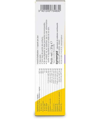 BI-OSTEO 30 Capsules | Supports Bone Capital Maintenance | Omega 3 Fatty Acid Vitamins C D K and E Zinc Selenium | Protects against Oxidative Stress | LABORATORY SYNERGIA - Buy Online on GoSupps.com