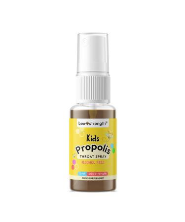 Bee Strength Kids Propolis Throat Spray (Sweet Caramel Flavour) | Sore Throat Comfort Spray for Little Ones | Great Tasting All Natural & Alcohol Free (15ml) 15ml (sweet caramel flavour)