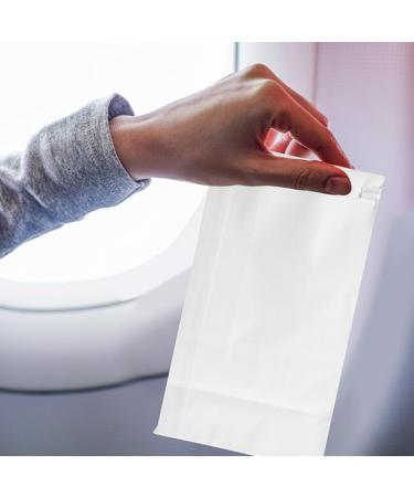 Healvian Disposable Vomiting Bags - 50pcs Travel Vomit Bags for Car Motion, Pregnancy, Chemo & Nausea - Coated Paper Throw-up Bags - Buy Online on GoSupps.com