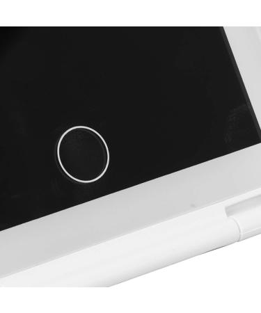 LED Lighted Makeup Mirror Portable Vanity Mirror Stepless Dimming Rotation Touch Switch Rechargeable Mirror 3 Light Colors Desktop Cosmetic Light Up Mirror for Home Use(White) - Buy Online on GoSupps.com