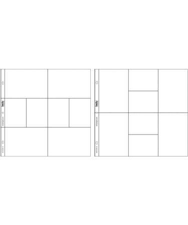 Project Life Photo Pocket Page Protector - 12 x 12 Big Variety 2 (60 Pack) - Multi-Colour - Buy Online on GoSupps.com