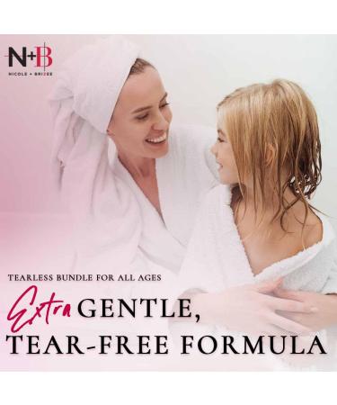 N+B Tearless Collection | Gentle Tear Free Formula | Safe for ALL Ages | Certified Organic Ingredients | USA Made (Shampoo/Conditioner/Detangler) - Buy Online on GoSupps.com