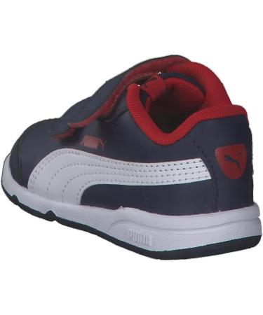 PUMA Kids Stepfleex 2 Sl Ve V Ps Trainers 1.5 UK Child Peacoat White Flame Scarlet - Buy Online on GoSupps.com