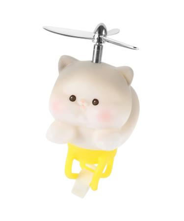 Abaodam Car Accessories - 2pcs Gray Vinyl Doll Ornaments & Windmill Bicycle Decor | 7.5x7.5CM - Buy Online on GoSupps.com