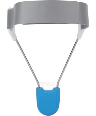 JLASDR neck protection Hot Compress Neck Brace Anti-Low-Headed Support Neck Protection Cervical spine Reset Traction Correction Seating (Color: Blu Size: M) M Blu