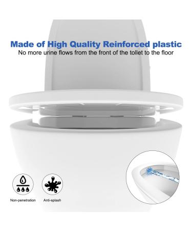 5 Pack Transparent Pee Guards for Kids and Adults - Potty Training Toilet Splash Guard with Upgraded Super Stickiness - Buy Online on GoSupps.com