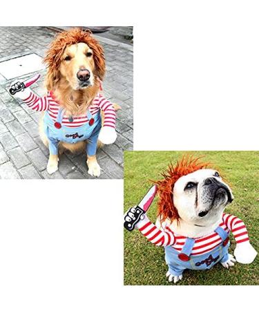 Delifur Funny Dog Costume - Terrible Halloween Party Suit for Small to XL Dogs | Cat Cosplay Clothes - Buy Online on GoSupps.com