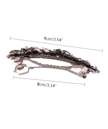Vintage Rhinestone Hair Jewelry - 2 Piece Flower-Butterfly Hair Clips for Women & Girls | Cuhair - Buy Online on GoSupps.com