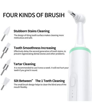 Danive Portable Electric Toothbrush - 3 Cleaning Modes 8 Brush Heads for Tartar Removal & Plaque - Easy to Use Dental Care Gift (Green) - Buy Online on GoSupps.com