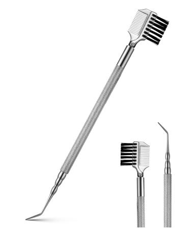 Fnyes eyelash lifter with eyelash comb and brush 2-in-1 eyelash lift kit for perming and tinting professional eyelash extension tool kit