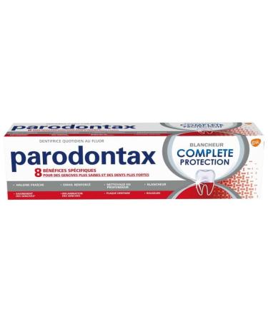 PARODONTAX - Complete Whitening Protection 75Ml - Pack of 3