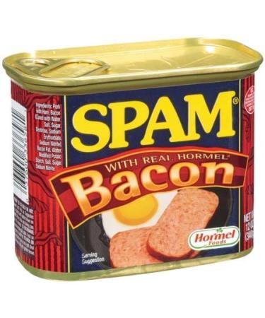 SPAM With Bacon, 12-Ounce Cans (Pack of 2) by SPAM With Bacon