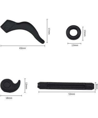 Jinlaili Anti-Slip Glasses Holders - 24 Pairs Silicone Rings for Secure Reading & Everyday Use - Buy Online on GoSupps.com