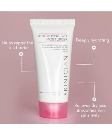 Revitalising Anti Aging Face Cream Moisturiser For Women - Salon Professional Skincare with Vitamin E + Anti Wrinkle Hydrating Day Cream - Lightweight SPF30 Cream For Normal & Sensitive Skin (50ml) - Buy Online on GoSupps.com