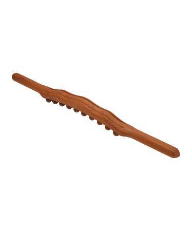20 pearl wood massage stick corrosion -resistant massage stick ergonomic scraping stick trigger point massage tool for scraping muscle release