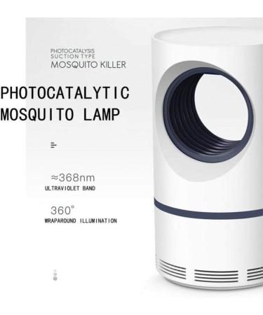 LXX Mosquito Killer Lamp Usb Charging Mosquito Lamp Safety Eco-Friendly Mosquito Killer No Smell No Radiation Easy to Clean Electric Fly Killer for Kitchens Bedrooms Living Room Electric Trap F As Shown White - Buy Online on GoSupps.com