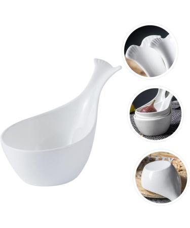 Alipis Sauce Dish Food Tray Jewelry Tray Tea Creamer Pitcher Fruit Tray Dip Bowls Sauce Bowl re-usable 17.00X11.00X6.00CM White - Buy Online on GoSupps.com