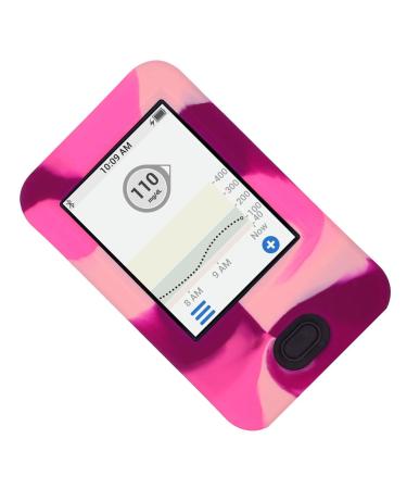 SNK Premium Silicone Case for Dexcom Receiver G6 CGM (Continuous Glucose Monitoring) (Mix-Purple)