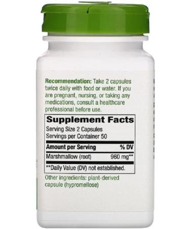 Nature's Way Marshmallow Root - Organic Herbal Supplement for Digestive Health - Buy Online on GoSupps.com