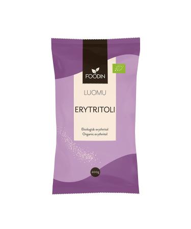 FOODIN Erythritol Organic 600g (3x200g) Natural Sugar Alternative