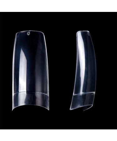 500 Pieces Clear French False Nail Tips with Box - Acrylic Artificial Nails for Women & Girls (10 Sizes) - Buy Online on GoSupps.com