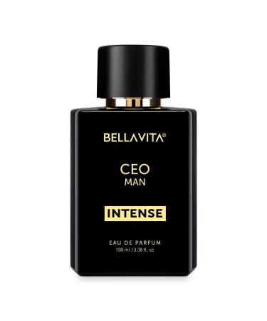 Bell.aa Vita Luxury Ceo Men Intense Eau De Parfum Liquid Perfume With Bergamot Lavender & Orchid|Woody & Musky Long Lasting Edp Fragrance Scent 100 Ml