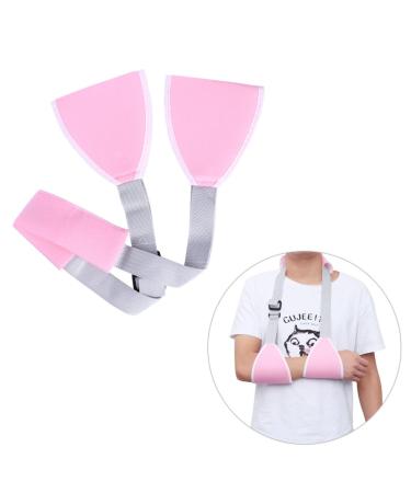FRCOLOR Breathable Arm Sling for Shoulder Immobilization - Adjustable Support for Kids & Adults - Pink Shoulder Sling - Buy Online on GoSupps.com