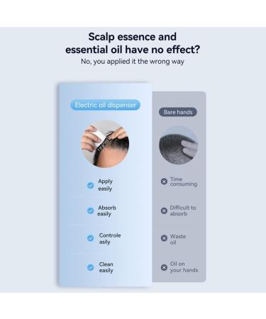 Coserori 3-in-1 Hair Skin Massage Device | Vibrating Oil Applicator with Red Light & 70ml Capacity for Hair Growth Treatment - Buy Online on GoSupps.com