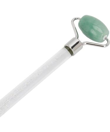Jade Roller for Face 2 in 1 with Ice Ball Portable Skincare Tool for Home Use Promotes Better Circulation Reduces Wrinkles and Pores - Buy Online on GoSupps.com