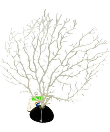 QUETHEDS Faux Coral D cor Artificial Coral Branch D cor Sea Fan Coral Decorations Aquariums Ornament Fish Tanks Landscape Sea Fan Coral Decorations Black Small - Buy Online on GoSupps.com