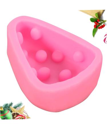 HOMSFOU Cupcakes Raclette Silicone Fondant Molds Silicone Chocolate Fondant Silicone Molds Silicone Pastry Mould Chocolate Cake Silicone Molds for Soap Fondant Mould Brownie 3D Non Stick 10.5x6.2x3.5cmcm Pink - Buy Online on GoSupps.com
