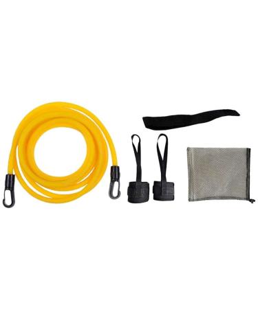 Adjustable Swim Training Resistance Elastic Belt Swimming Exerciser Safety Rope Latex Tubes 1 white-Dinosaur Doodle4